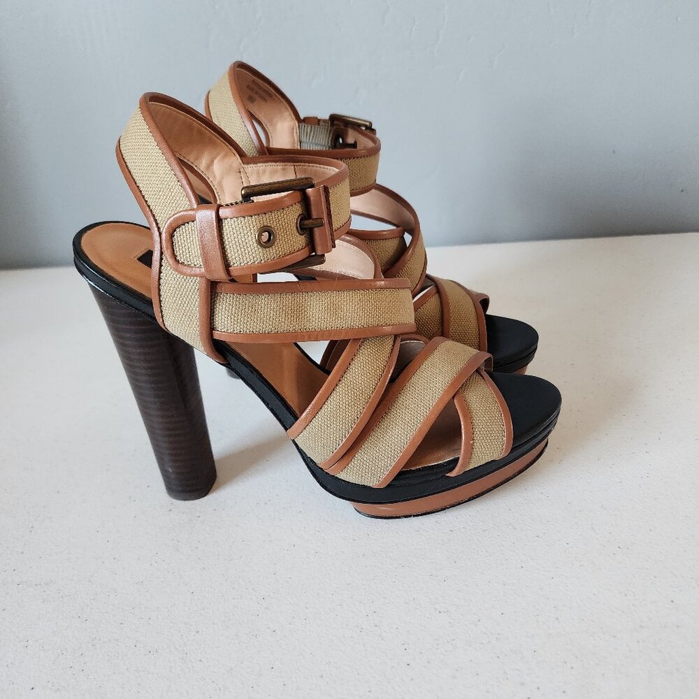 Ann Taylor Platform Sandals "Euc" - image 7
